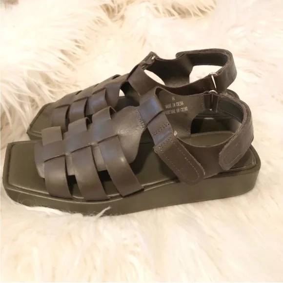Jeffrey Campbell Anthropologie Poisson Fisherman Sandals - Picture 5 of 9